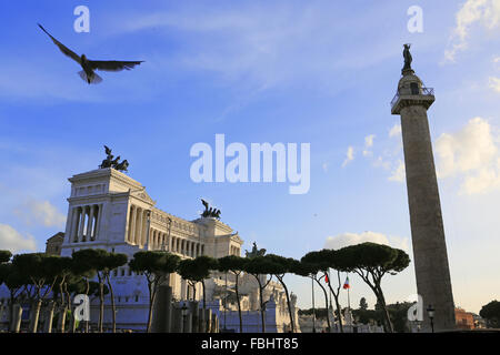 National Monument of Victor Emmanuel II, Rome, Italy. Stock Photo