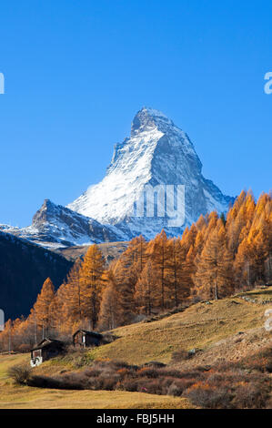 The Matterhorn, Valais, Switzerland Stock Photo