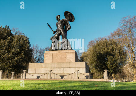 Sir Richard Westmacott's statue of Achilles (Wellington Monument) at Hyde Park Corner, London, UK Stock Photo