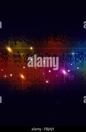 disco party music background for flyers and night club posters Stock Photo