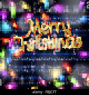 Knitted Christmas background. EPS 10 Stock Vector