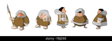 cartoon vector illustration of Eskimos Stock Vector Image & Art - Alamy