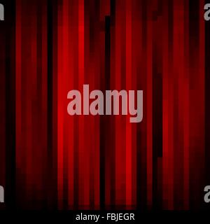 Part of a red curtain - dark. EPS 10 Stock Vector