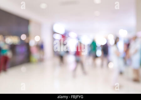 Abstract background of shopping mall Stock Photo