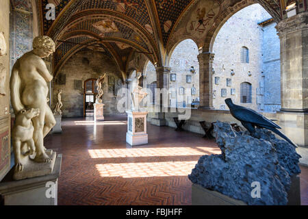 Florence. Italy. The Loggia, Museo Nazionale del Bargello. Stock Photo