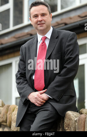 Minister for Education and Skills in Wales Huw Lewis AM. Stock Photo