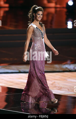 Miss Universe 2015 Preliminary Competition at The AXIS at Planet Hollywood Resort & Casino Las Vegas  Featuring: Miss Venezuela, Mariana Coromoto Jimenez Where: Las Vegas, Nevada, United States When: 16 Dec 2015 Stock Photo