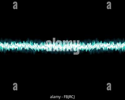 Seamless sound waves oscillating. EPS 10 Stock Vector
