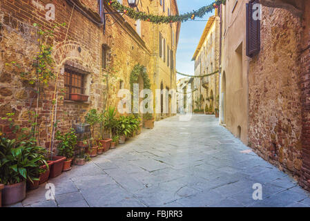 Beautiful places in the magical tiny town Stock Photo