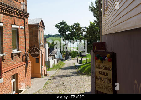 SIAULIAI, LITHUANIA - AUGUST 03: View of urban parts of Siauliai city ...