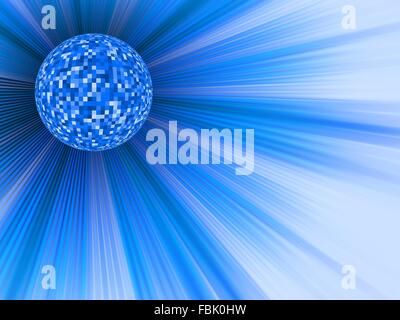 Shiny disco ball. EPS 8 Stock Vector