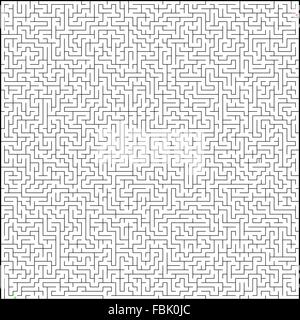 Vector illustration of perfect maze. EPS 8 Stock Vector Image & Art - Alamy