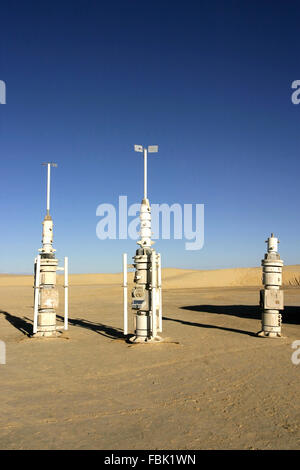 NEFTA; TUNISIA - DEC 8; Original movie scenery for Star Wars film in the Sahara desert; Tunisia December 08; 2004 Stock Photo