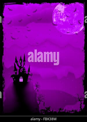 Spooky Halloween composition. EPS 8 Stock Vector