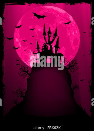 Spooky Halloween with copy space. EPS 8 Stock Vector