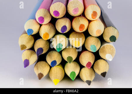 Stack of pencils Stock Photo