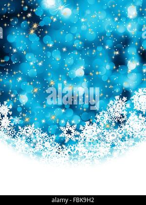Ice blue frosty abstract snowflake symbols set on white background ...