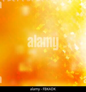 Square pattern in red and orange colors. EPS 10 Stock Vector