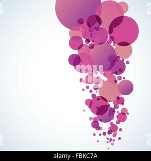 Abstract colored background with circles. EPS 10 Stock Vector