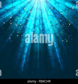 Love bright theme with hearts and stars. EPS 8 Stock Vector