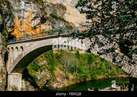 Saint-Chely-du-Tarn, Gorges du Tarn, Sainte-Enimie, Lozere, France Stock Photo