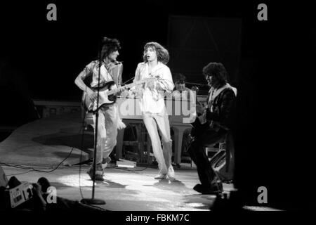 Rolling Stones, Mick Jagger and Keith Richards -  1970  -  France / Ile-de-France (region) / Paris  -  Rolling Stones, Mick Jagger and Keith Richards, Concert at Paris, 1970   -  Philippe Gras / Le Pictorium Stock Photo