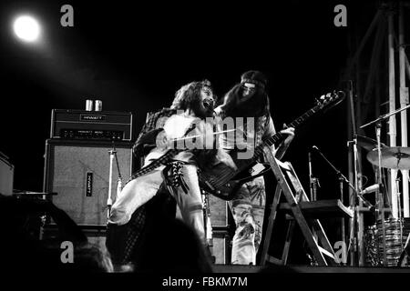 Jethro Tull, Ian Anderson -  1970  -  United Kingdom / England  -  Jethro Tull, Ian Anderson, Isle of Wight Festival, 1970   -  Philippe Gras / Le Pictorium Stock Photo