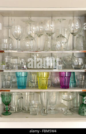 Glass cabinet Stock Photo