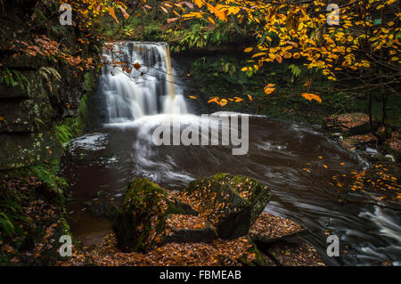 Goit Stock waterfall, bradford, west yorkshire, england, UK Stock Photo