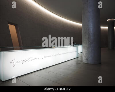 Armani Teatro theatre, Tadao Ando architet, Via Bergognone street, Milan, Lombardy, Italy, Europe Stock Photo