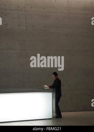 Armani Teatro theatre, Tadao Ando architet, Via Bergognone street, Milan, Lombardy, Italy, Europe Stock Photo