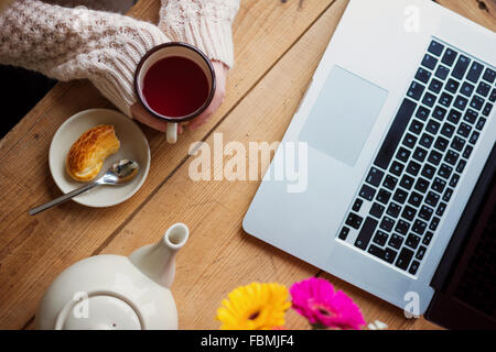 Beautiful woman relaxing Stock Photo