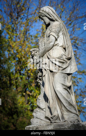 Old cemetery, tomb, erotic statue, nude, woman Stock Photo - Alamy