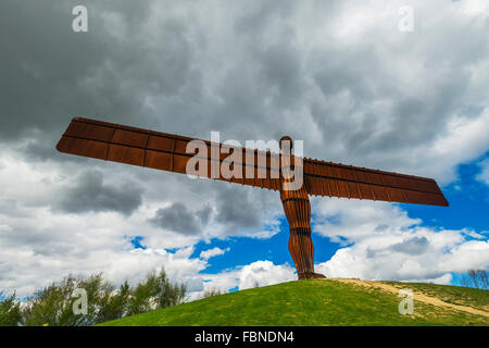 Angel of the North Anthony Gormley Gateshead Tyne and Wear North East England UK Europe Stock Photo