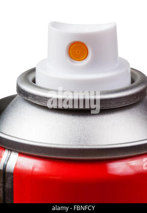 nebulizer of aerosol can close up isolated on white background Stock ...