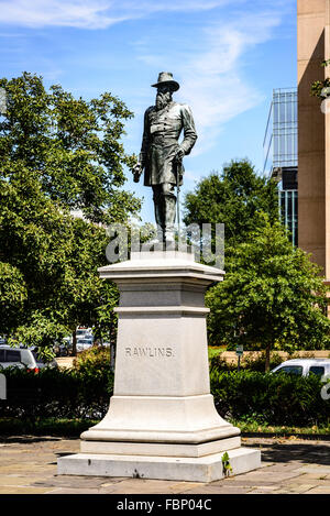 Statue of Union General John Aaron Rawlins, Washington DC Stock Photo ...