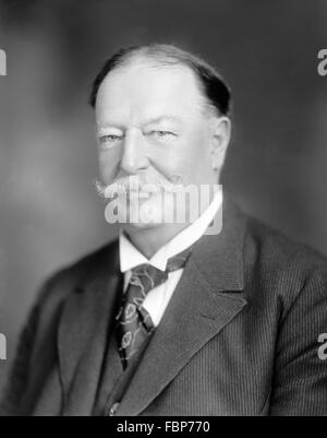 William Howard Taft, portrait of the 27th President of the USA, taken between 1909 and 1930 Stock Photo