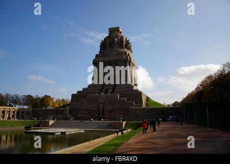 Voelkerschlachtdenkmal, Leipzig. Stock Photo