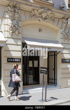Coco Chanel's original store location, 31 Rue Cambon, Paris, Ile-de ...