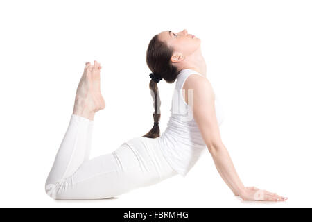 Young Attractive Woman in King Cobra Pose, Loft Studio Backgroun Stock  Photo - Image of lady, girl: 89688794