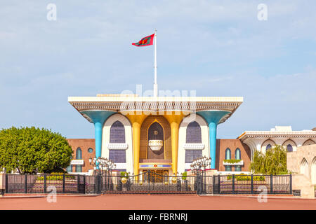 Al Alam palace in Muscat, Oman Stock Photo