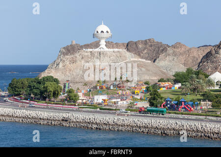 Al Riyam park in Muttrah, Oman Stock Photo