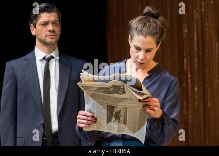 Carlo Ljubek and Ute Hannig in a scene of the play 