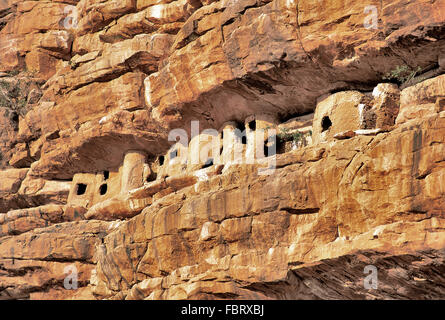 Rocks in the Falaise de Bandiagara in Mali, Westafrica Stock Photo