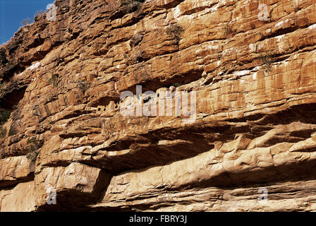 Rocks in the Falaise de Bandiagara in Mali, Westafrica Stock Photo