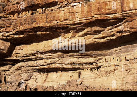 Rocks in the Falaise de Bandiagara in Mali, Westafrica Stock Photo