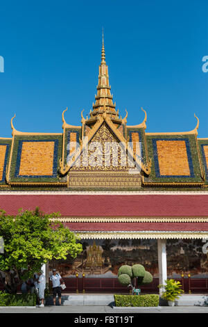 Phochani Pavilion, Banquet Hall, Royal Palace, Phnom Penh, Cambodia Stock Photo