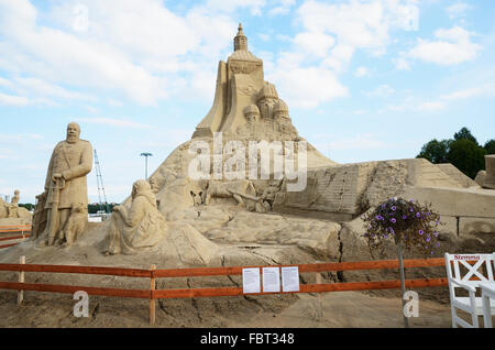 Lappeenranta, Sandcastle Festival. Lappeenranta. South Karelia. Finland. Europe Stock Photo