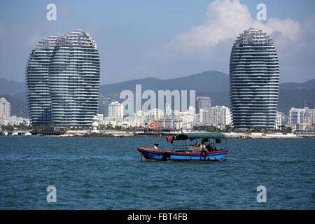 Port Sansha City Hainan Province China Stock Photo - Alamy