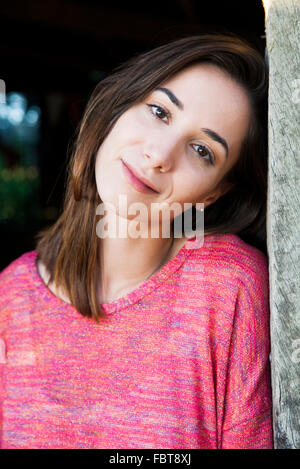 Young woman, portrait Stock Photo